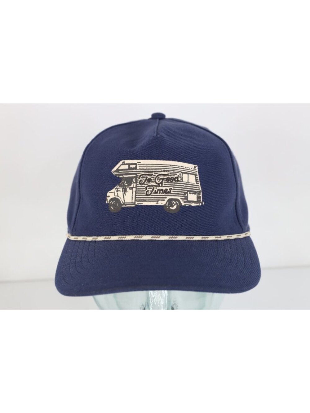 Y2K Streetwear Rowdy Gentleman The Good Times Camper Van Roped Snapback Hat Cap